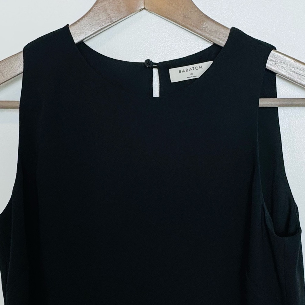 Babaton Arsha Mini Shift Dress in Black Women’s Size 0 - Picture 6 of 10